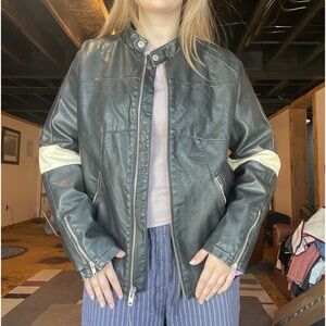 Free People Leather Jacket